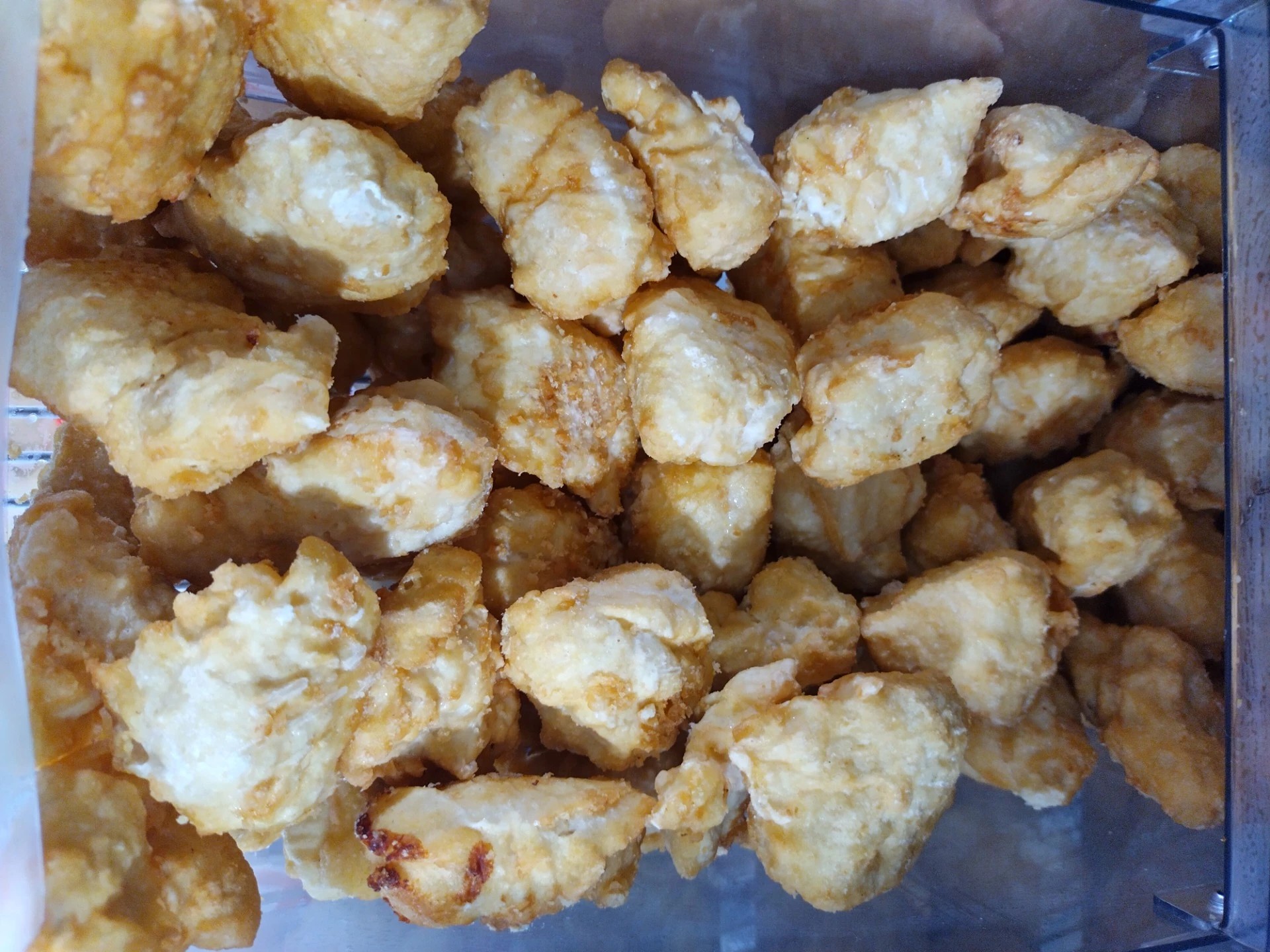 Tempura paneroidut rintafilee palat