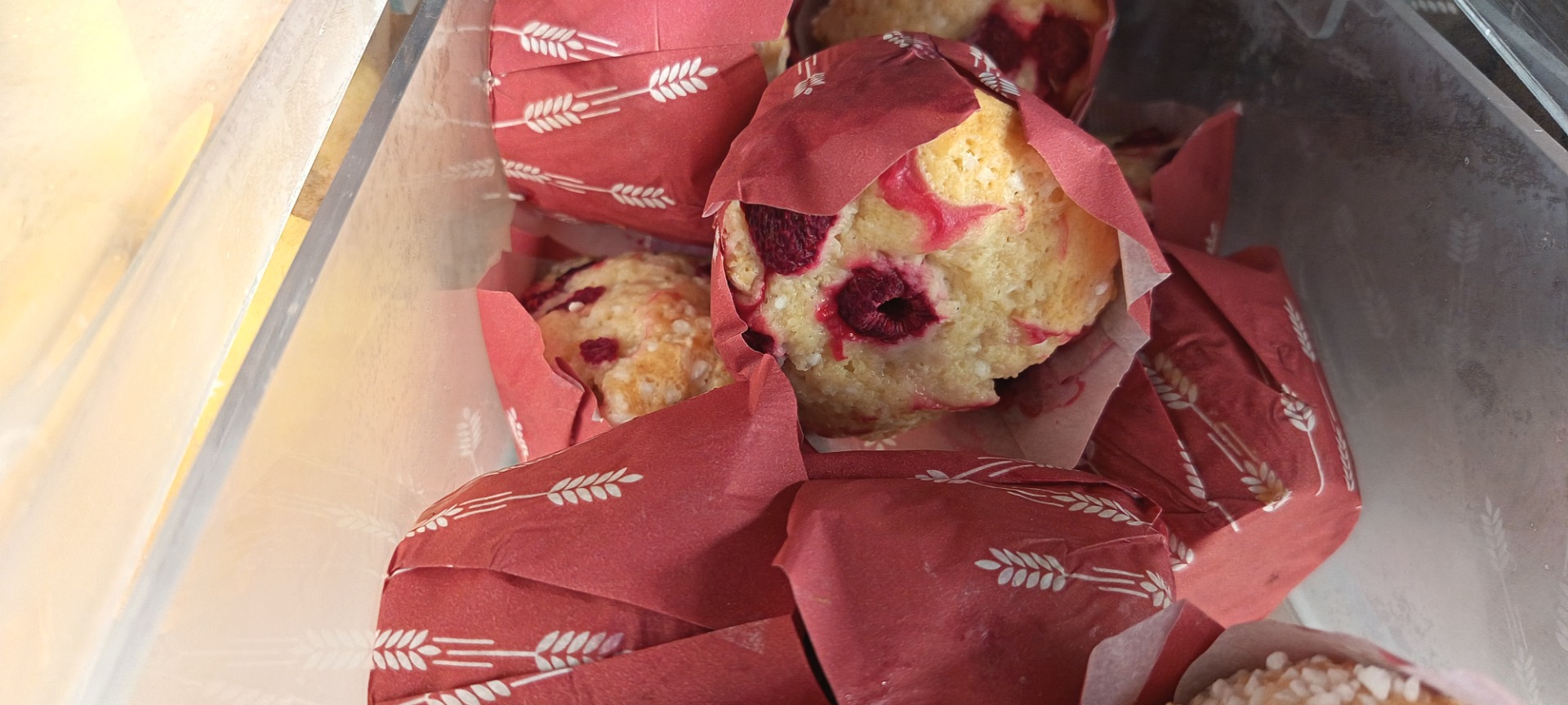 Vadelmamuffins